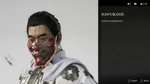 kijin's blood mask ghost of tsushima