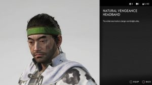 Natural Vengeance Headband Ghost of Tsushima