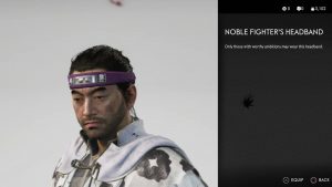 Noble Fighter's Headband Ghost of Tsushima
