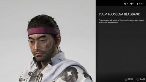 Plum Blossom Headband Ghost of Tsushima