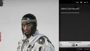 Sakai Clan Helmet Ghost of Tsushima