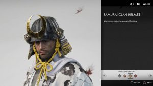 Samurai Clan Helmet Ghost of Tsushima