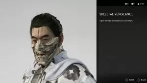 skeletal vengeance mask ghost of tsushima