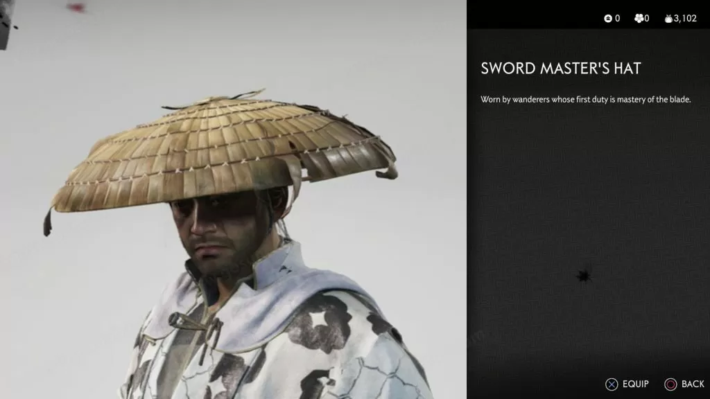 Sword Master's Hat helmet Ghost of Tsushima