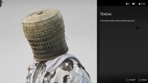 Tengai Helmet Ghost of Tsushima Basket Hat