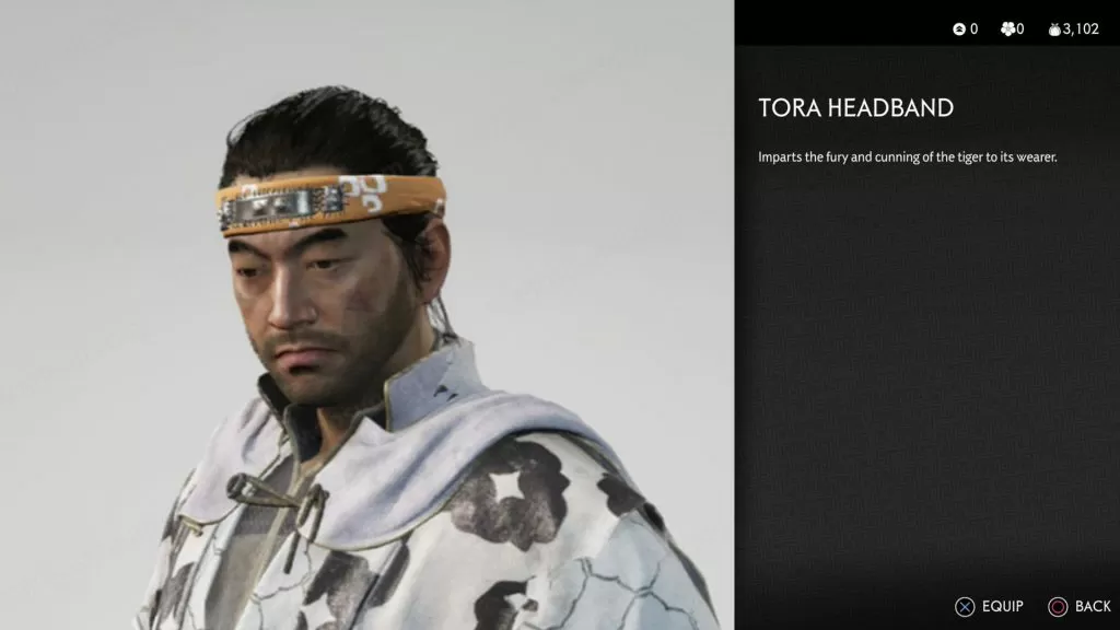 Tora Headband Ghost of Tsushima