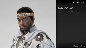 Tora Headband Ghost of Tsushima