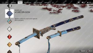 azure dragon sword kit ghost of tsushima