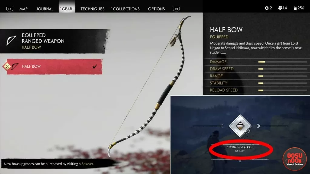 bow customization ghost of tsushima how to get