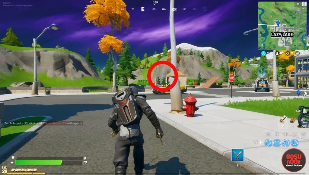 collect floating rings lazy lake locations where to find fortnite