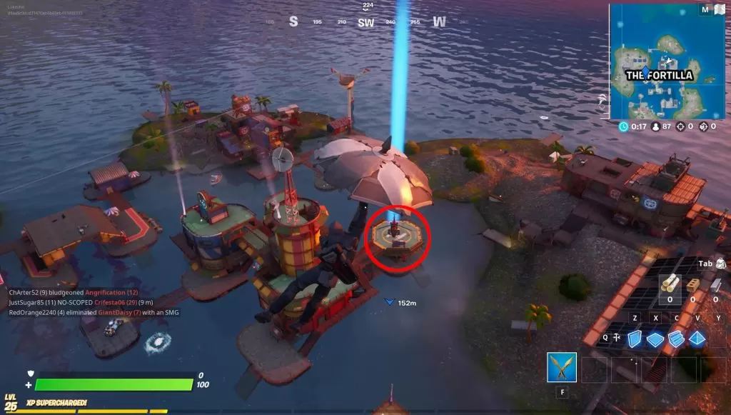 fortnite choppa location fortilla