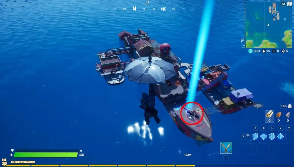 fortnite chopper locations boat