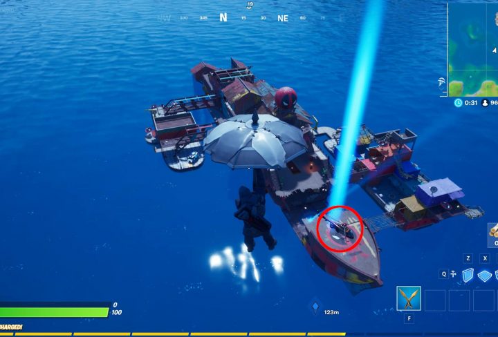 fortnite chopper locations boat