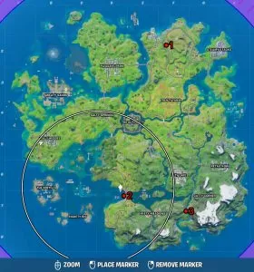 fortnite gold xp coin locations week 6 season 3