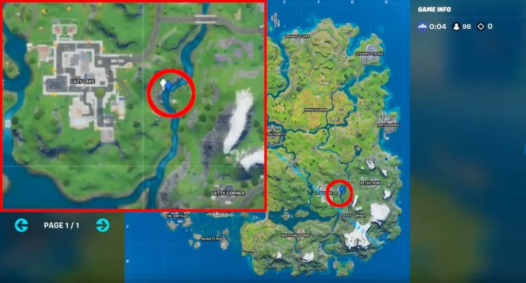 fortnite rapid rest location