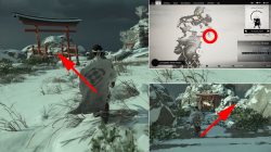 frost cliff shinto shrine location tsushima where to find