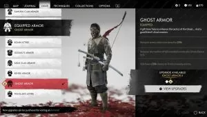 ghost of tsushima all armor sets