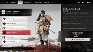 ghost of tsushima gosaku's armor