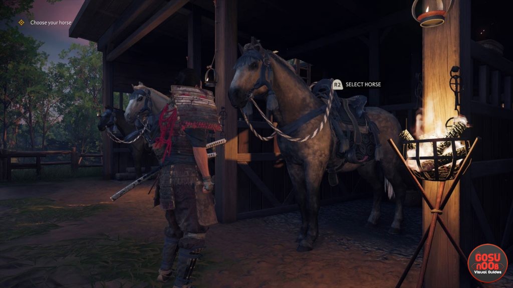 ghost of tsushima horse guide which horse to choose