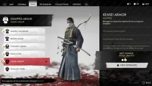 ghost of tsushima kensei armor