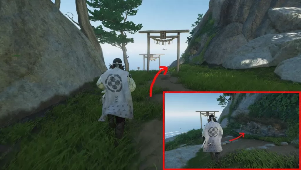 ghost of tsushima hidden altar frog statue