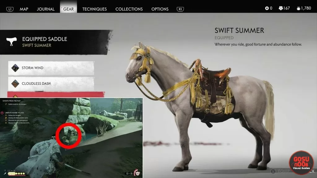 horse customization ghost of tsushima where to find