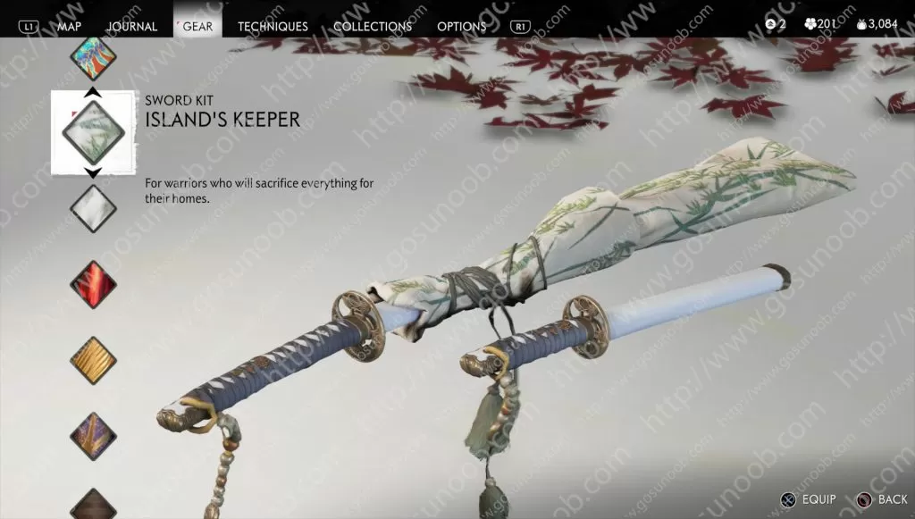 island's keeper sword kit