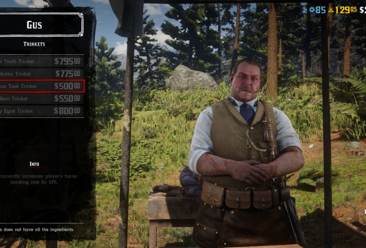 javelina tusk trinket elliston carved bracelet location rdr2 online