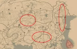 rdr2 online buck antler locations