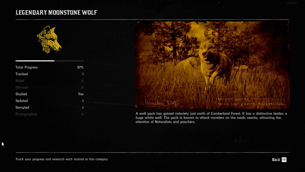 rdr2 online legendary wolf locations