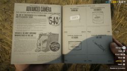 red dead online how to get advanced camera