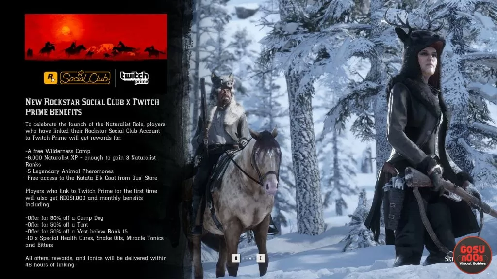 red dead online twitch prime loot & rewards katata elk coat