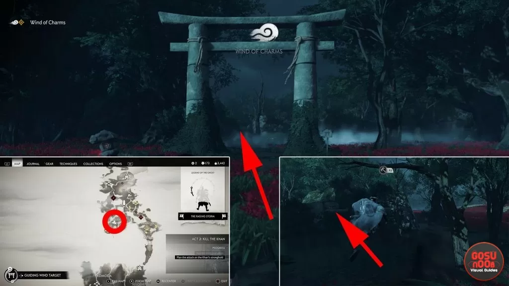 scarlet rock shinto shrine toyotama ghost of tsushima