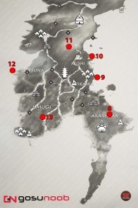shinto shrine locations where to find ghost of tsushima