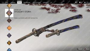 shogun's storm sword kit
