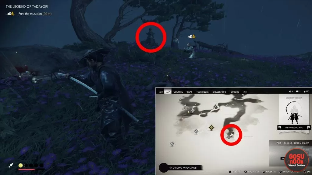 tadayori armor location ghost of tsushima where to find