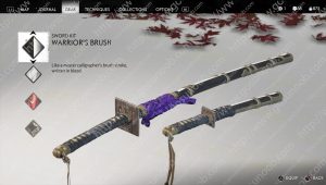warrior's brush sword kit