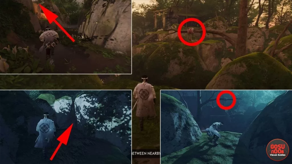 where to find marsh rock shrine ghost of tsushima