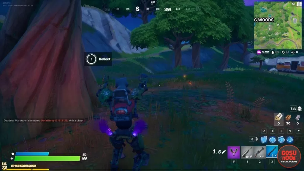 Fortnite Collect Fireflies From Weeping Woods