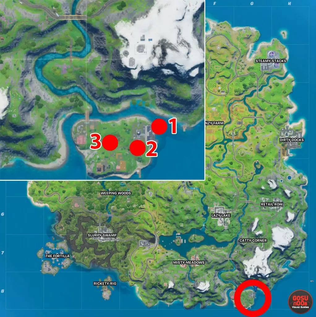 camp cod campfires locations fortnite