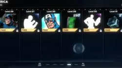 captain america hero challenge card