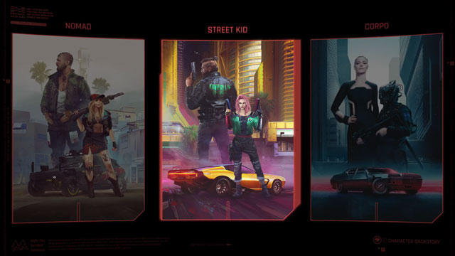 cyberpunk 2077 lifepaths video highlights character backgrounds