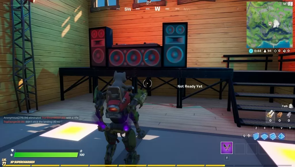 fortnite apres ski dance floor location