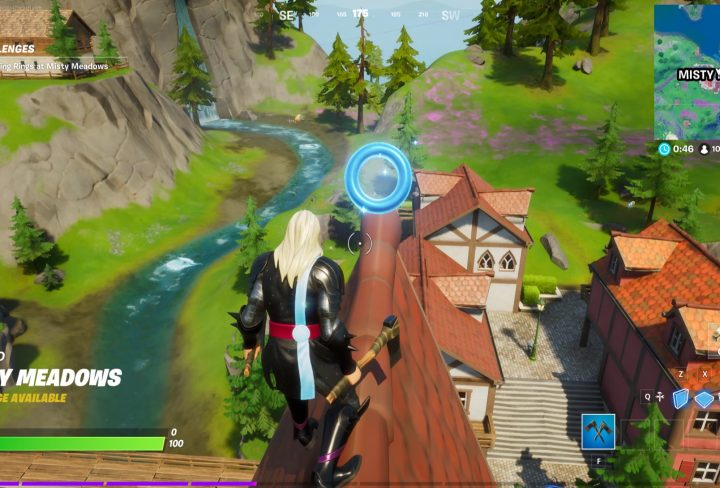 fortnite collect floating rings at misty meadows