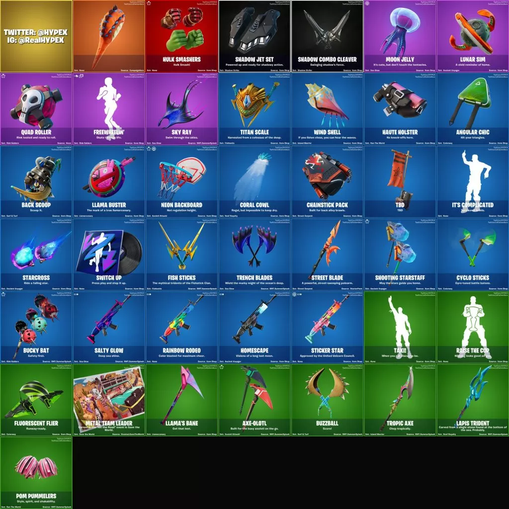 fortnite new cosmetics