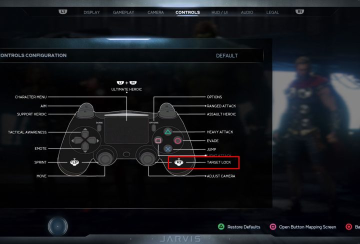 how to lock on to enemies marvel's avengers