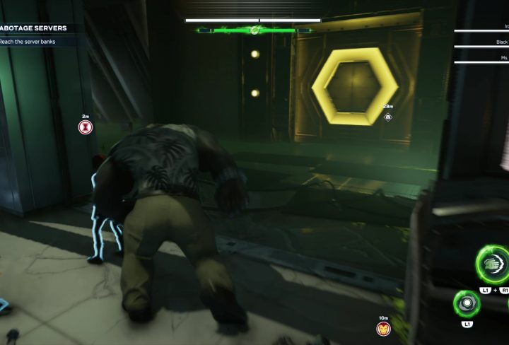 marvels avengers code green unlock door switch locations