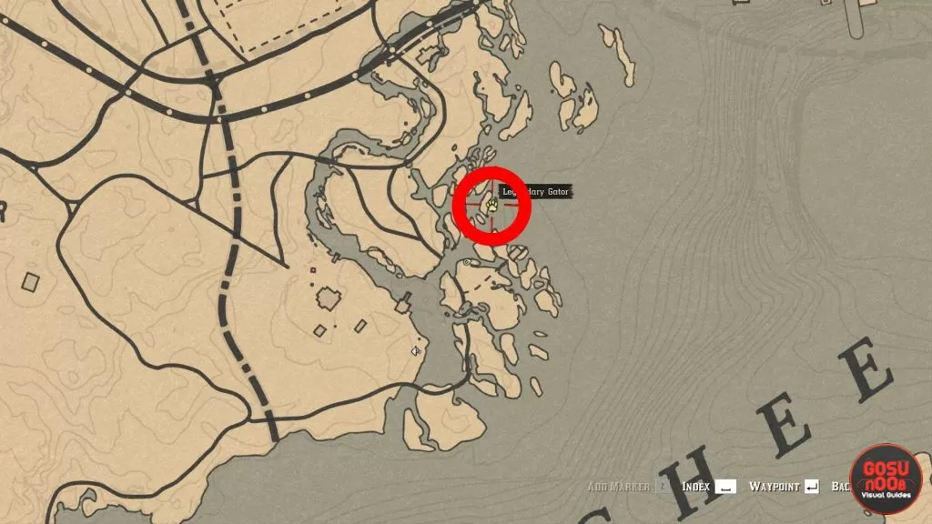 where to find legedary teca gator location rdr2 online