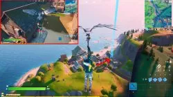 blue xp coin location fortnite craggy cliffs