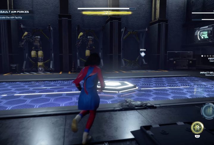 breakout secret gold chest blue floor switch puzzle in marvels avengers